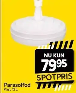 Din Isenkræmmer Parasolfod tilbud
