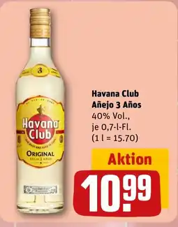 REWE DE Havana Club Añejo 3 Años tilbud