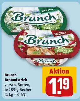 REWE DE Brunch Brotaufstrich tilbud