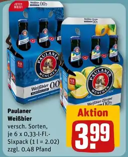 REWE DE Paulaner Weißbier tilbud