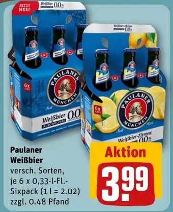 REWE Paulaner Weißbier tilbud