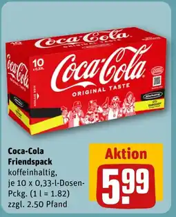 REWE DE Coca-Cola Friendspack tilbud