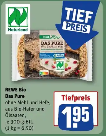 REWE DE REWE Bio Das Pure tilbud