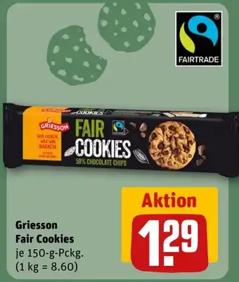 REWE Griesson Fair Cookies tilbud