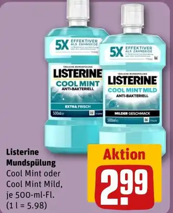 REWE Listerine Mundspülung tilbud