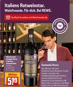 Weinfreunde Famiglia Rocca Primitivo Susumaniello