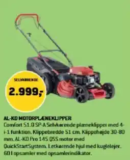 XL-BYG AL-KO MOTORPLÆNEKLIPPER tilbud