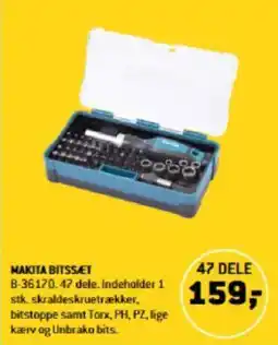 XL-BYG MAKITA BITSSET tilbud