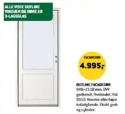 XL-BYG OUTLINE FACADEDOR tilbud