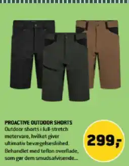 XL-BYG PROACTIVE OUTDOOR SHORTS tilbud