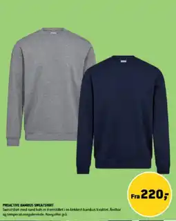 XL-BYG PROACTIVE BAMBUS SWEATSHIRT tilbud