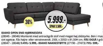 My Home Idaho Open End Hjørnesofa tilbud