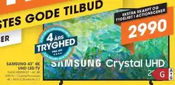 Expert SAMSUNG 43'' 4K UHD LED TV tilbud