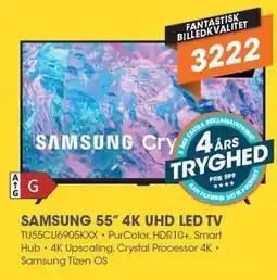 Expert SAMSUNG 55'' 4K UHD LED TV tilbud