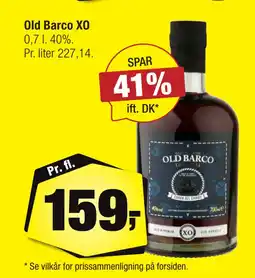 Calle Old Barco XO tilbud