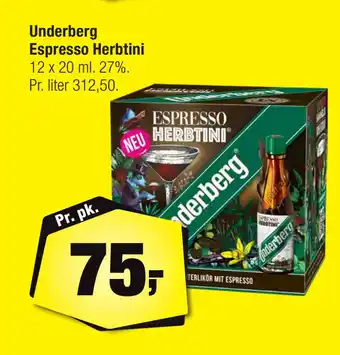 Calle Underberg Espresso Herbtini tilbud