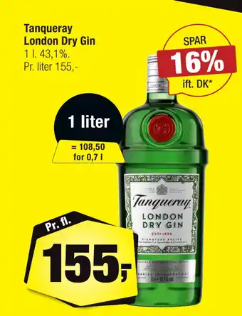 Calle Tanqueray London Dry Gin tilbud