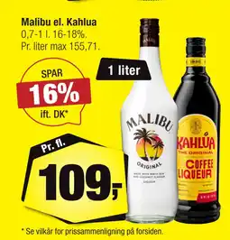 Calle Malibu el. Kahlua tilbud