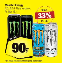 Calle Monster Energy tilbud