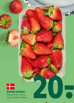 Coop 365 Danske jordbær tilbud
