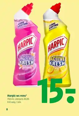 Harpic wc rens