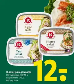 Coop 365 K-Salat pålægssalater tilbud
