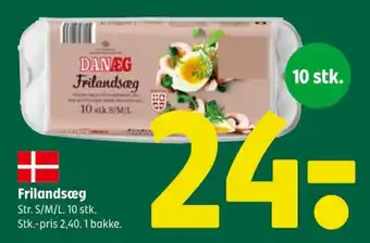 Coop 365 Frilandsæg tilbud