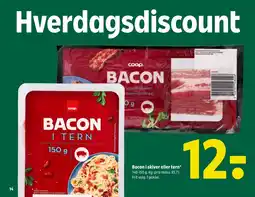 Coop 365 Bacon i skiver eller tern tilbud