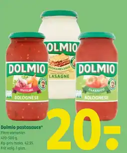 Coop 365 Dolmio pastasauce tilbud