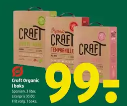 Coop 365 Craft Organic i boks tilbud