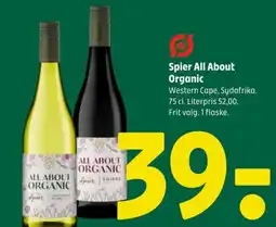 Coop 365 Spier All About Organic tilbud