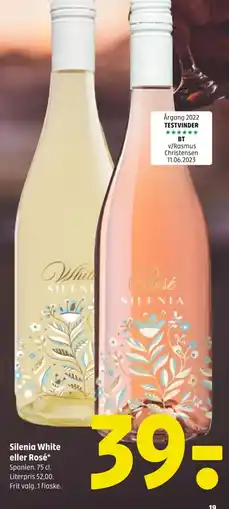 Coop 365 Silenia White eller Rosé* tilbud