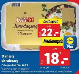 Lidl Danæg skrabeæg tilbud