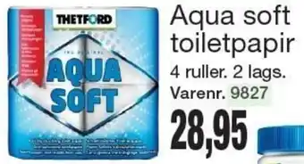 Harald Nyborg Aqua Soft Toiletpapir 4 ruller tilbud