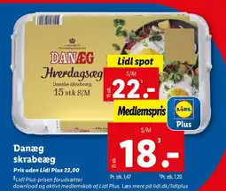 Lidl Danæg skrabeæg tilbud