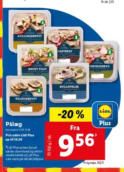 Lidl Pålæg tilbud
