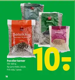 Frø eller kerner