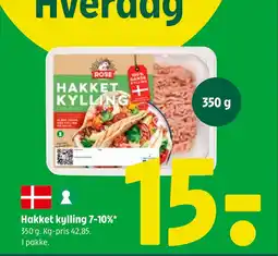 Coop 365 Hakket kylling 7-10% tilbud