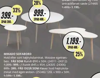 My Home Mikado Sofabord Fås Som tilbud