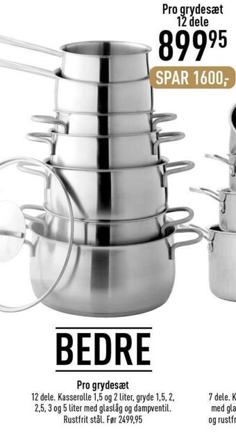 Imerco Pro Grydesæt 12 Dele tilbud