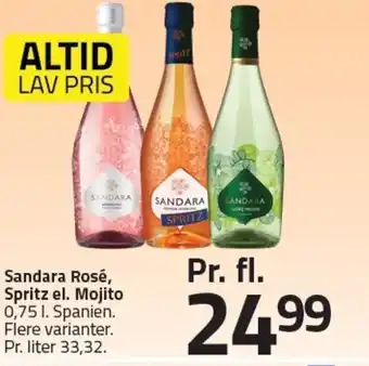 Fleggaard Sandara Rosé, Spritz el. Mojito tilbud