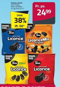 Fleggaard Panda Lakrids tilbud