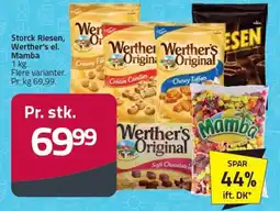 Storck Riesen, Werther's el. Mamba