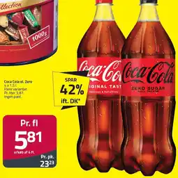 Fleggaard Coca Cola el. Zero tilbud