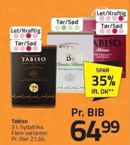 Fleggaard Tabiso tilbud