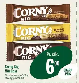 Min Købmand Corny Big Müslibar tilbud
