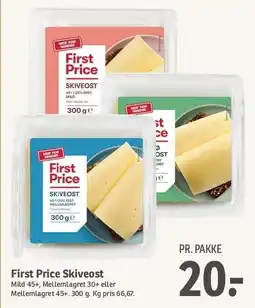 SPAR First Price Skiveost tilbud