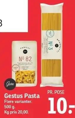 SPAR Gestus Pasta tilbud