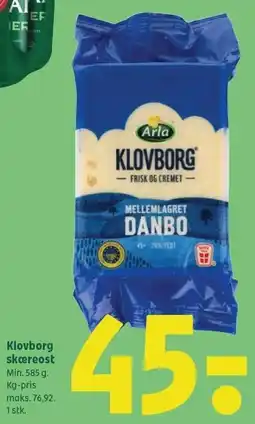 Coop 365 Klovborg skæreost tilbud
