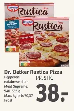 SPAR Dr. Oetker Rustica Pizza tilbud